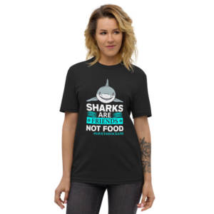 Sharks are friends not food.
